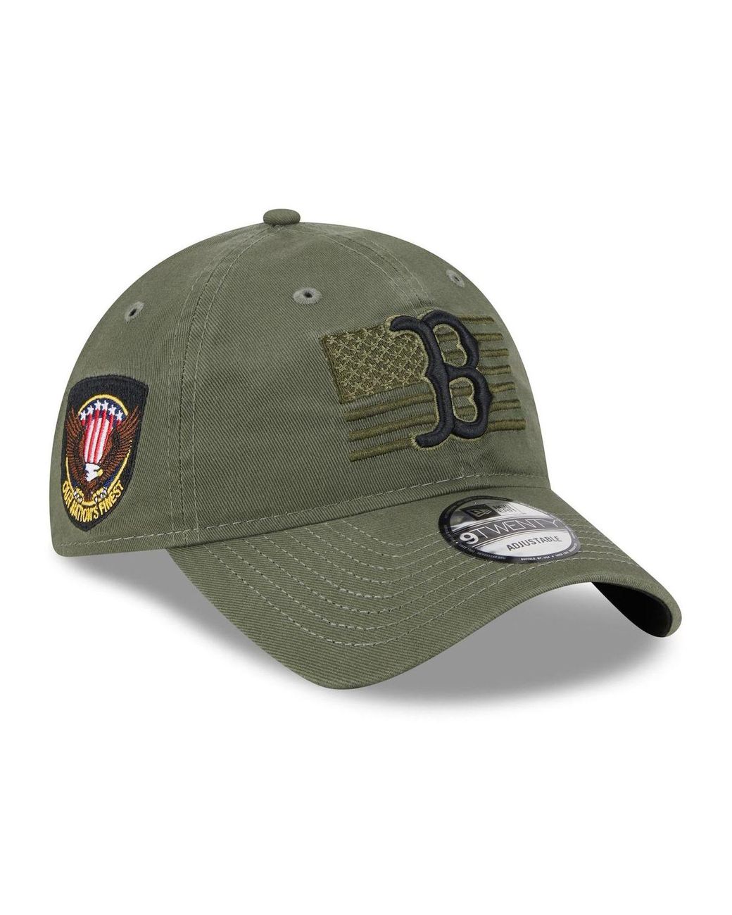 KTZ Green Boston Red Sox 2023 Armed Forces Day 9twenty Adjustable Hat ...