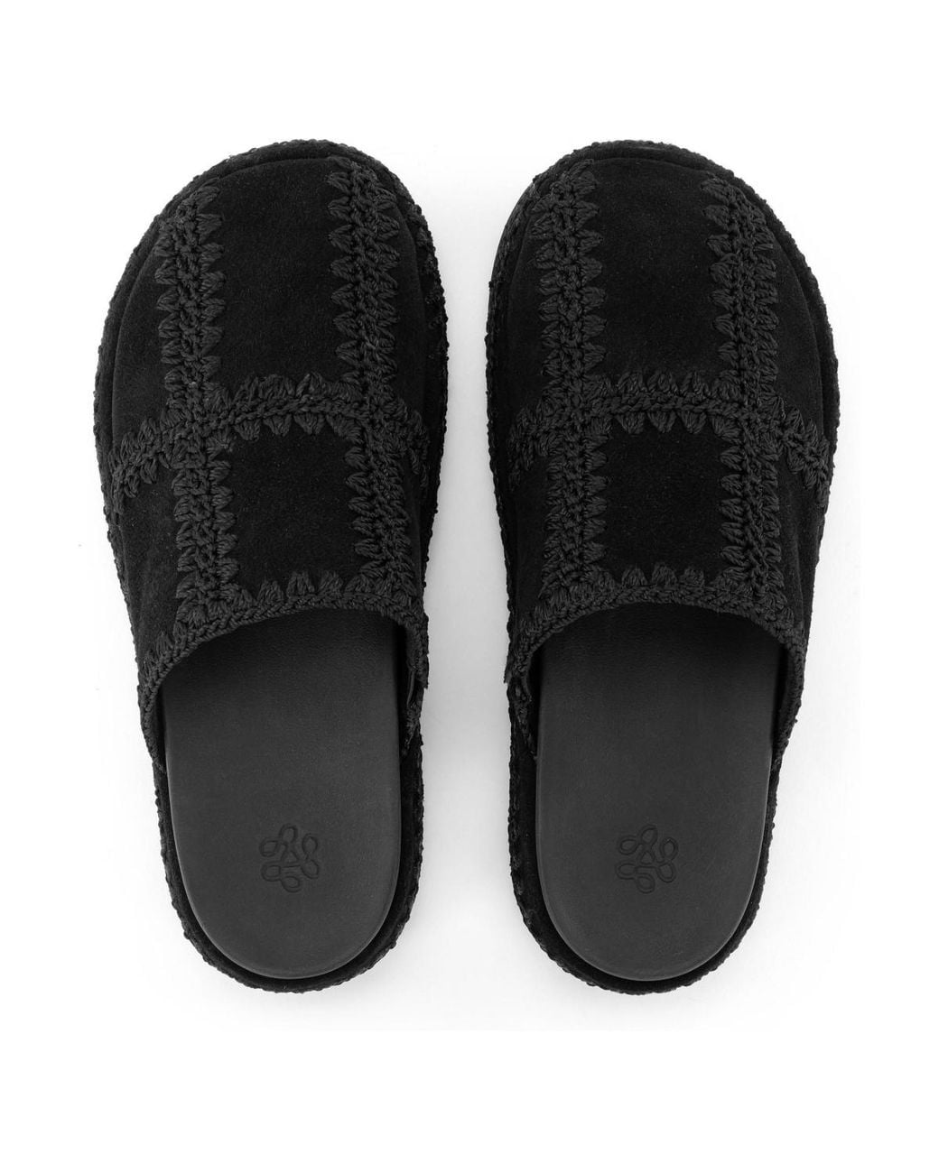 The Sak Black Bryn Suede Round-toe Platform Clogs