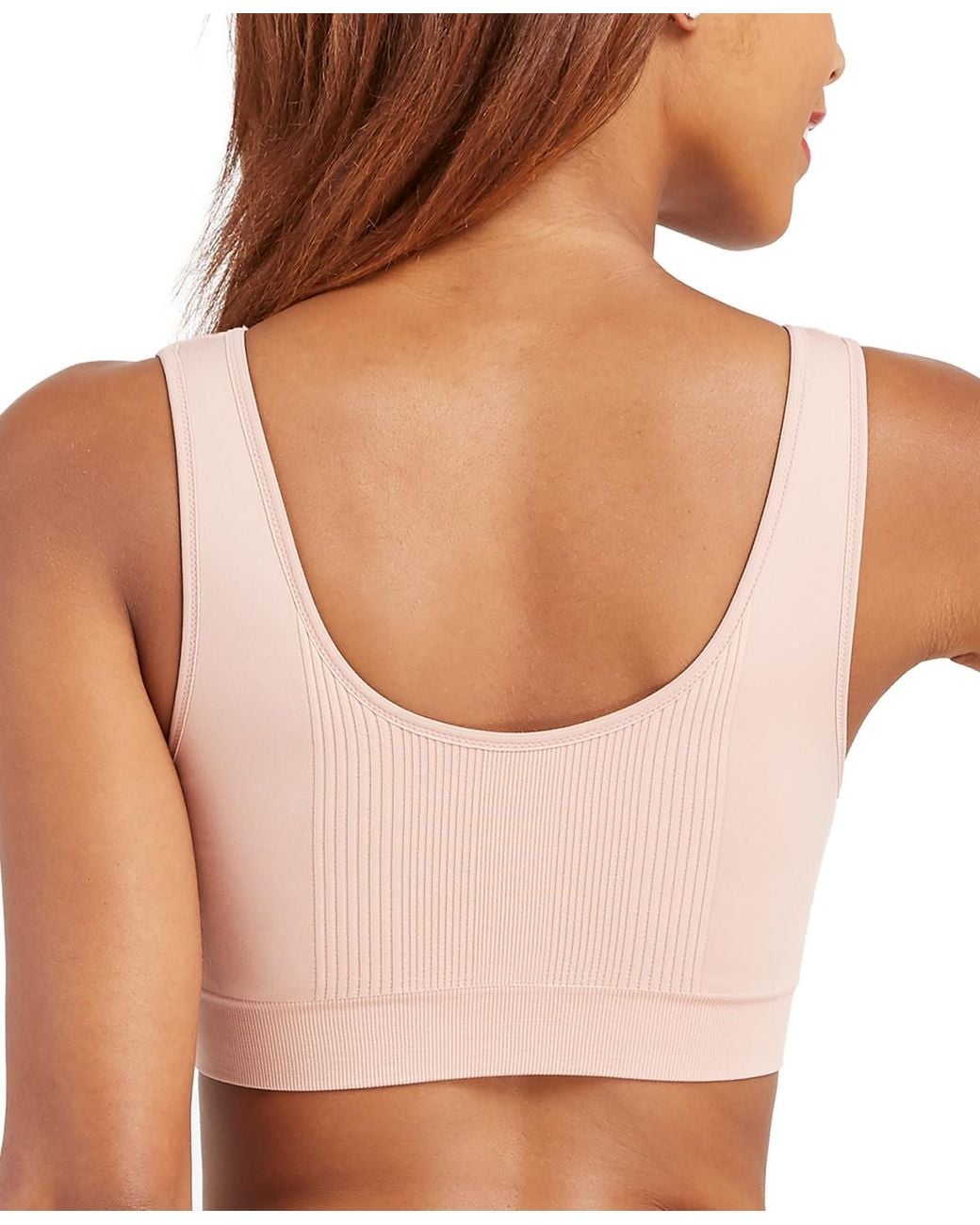 Spanx Brown Stretchable Ribbed Bra