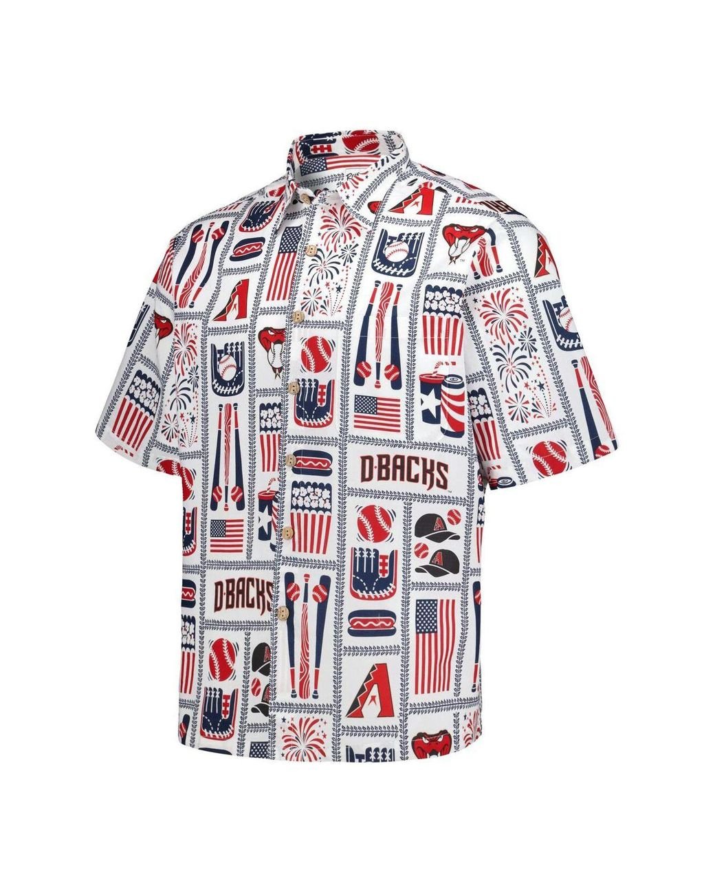 Reyn Spooner White Houston Astros scenic Button-Up Shirt