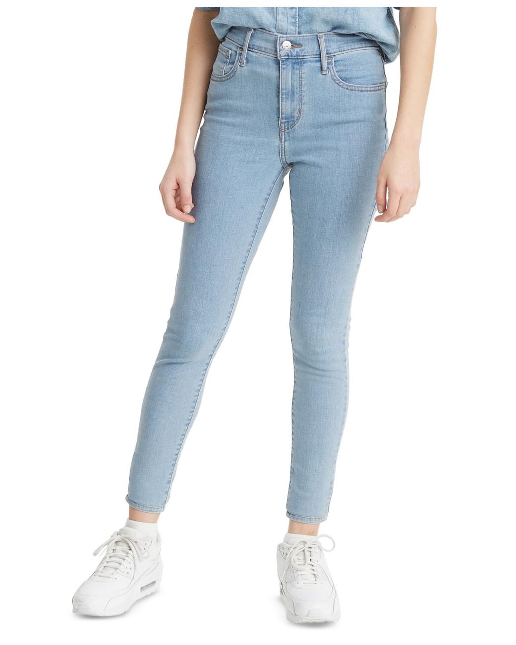 Levi s 720 High Rise Super Skinny Jeans in Blue Lyst