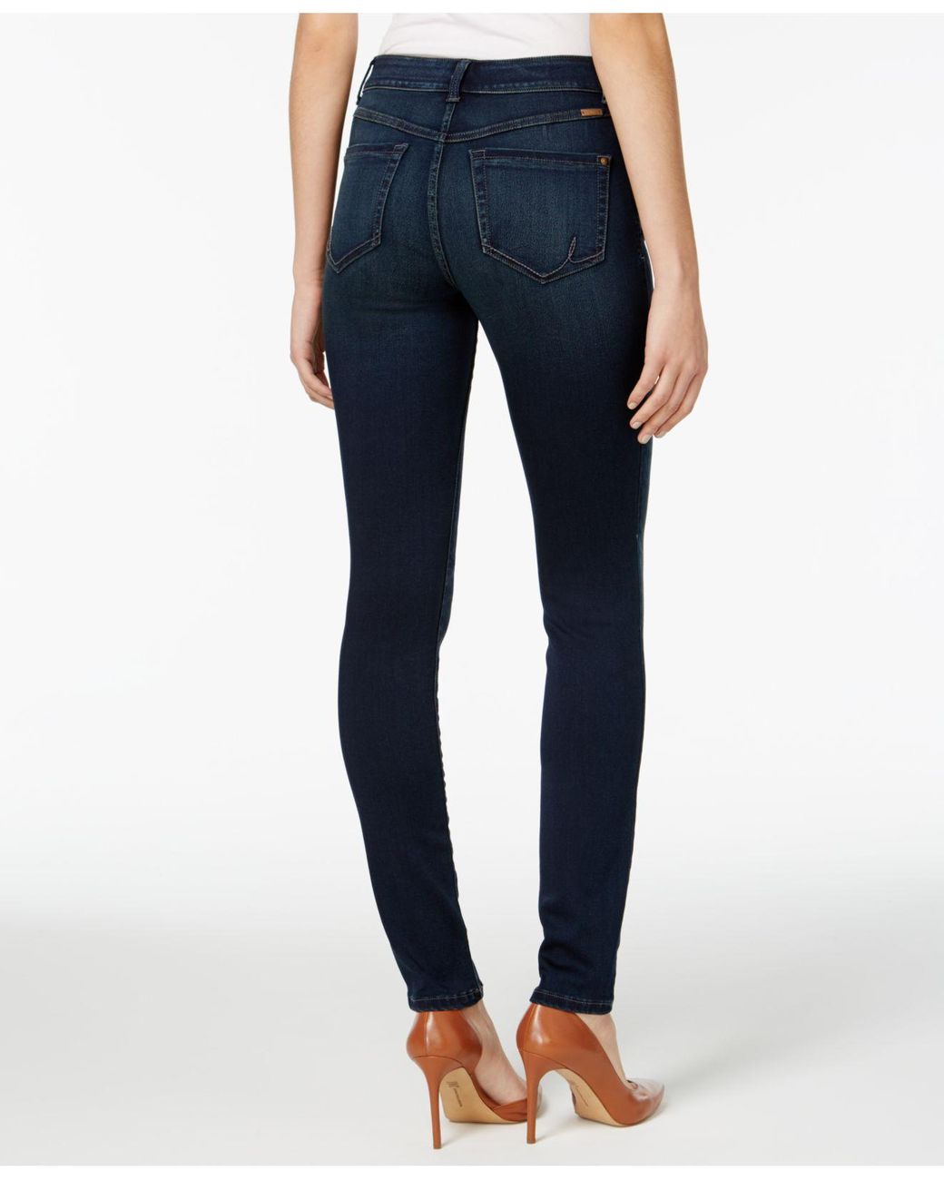 INC International Concepts Curvy-fit Incfinity Stretch Skinny Jeans in Blue  | Lyst