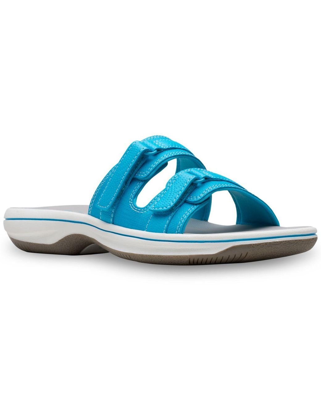 Clarks Cloudsteppers Breeze Piper Sandals in Blue | Lyst