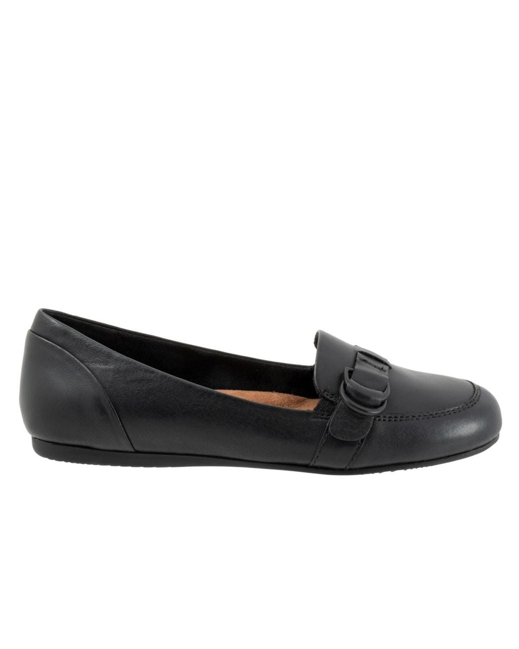 Softwalk® Black Serra Flat