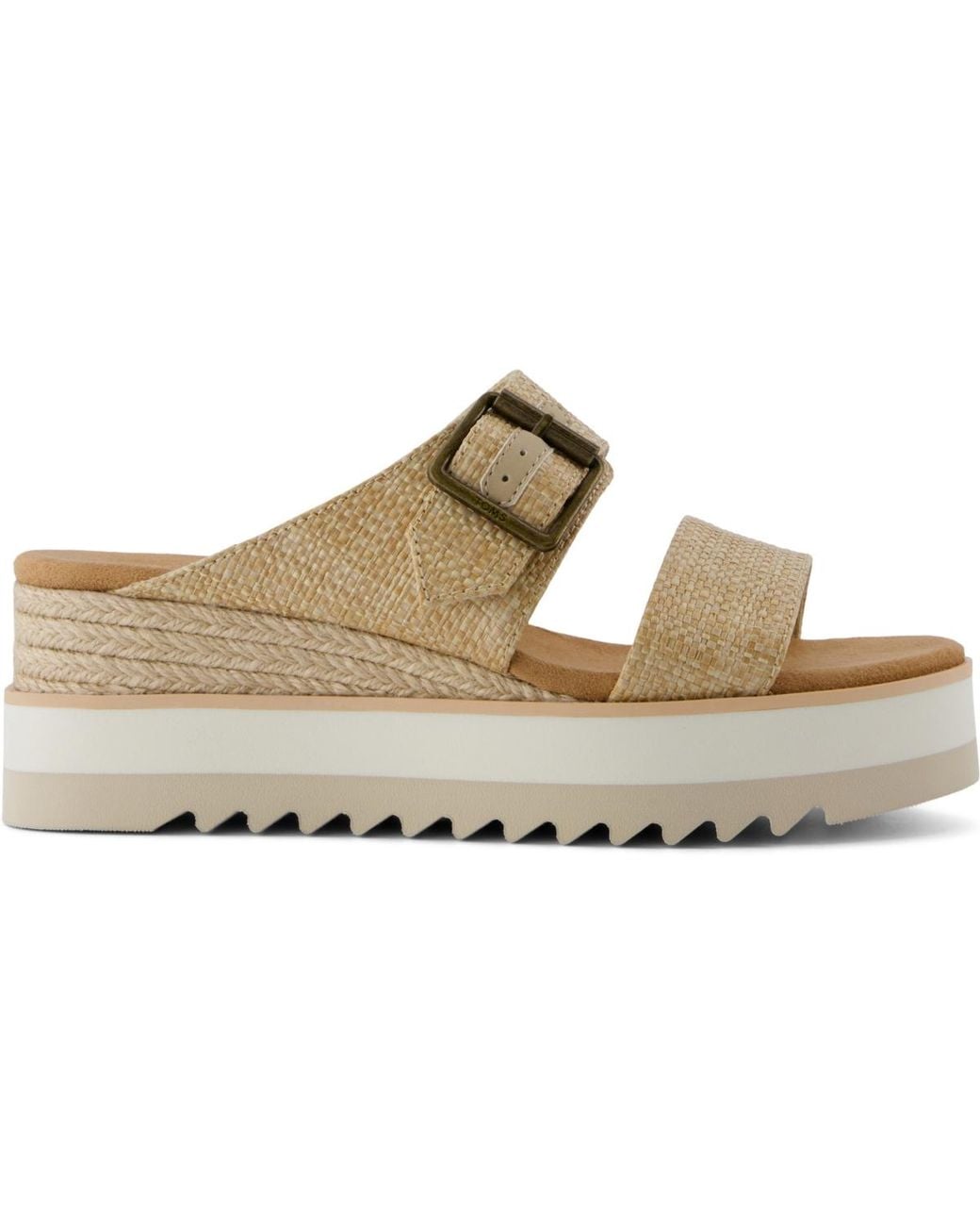 TOMS Multicolor Diana Open Toe Platform Sandals
