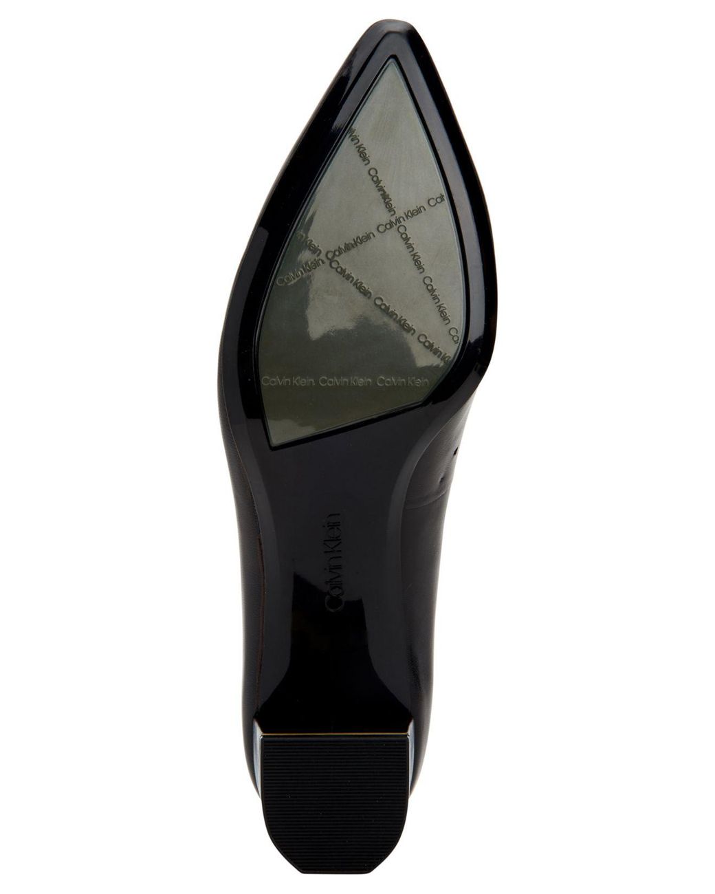 calvin klein block heel pumps