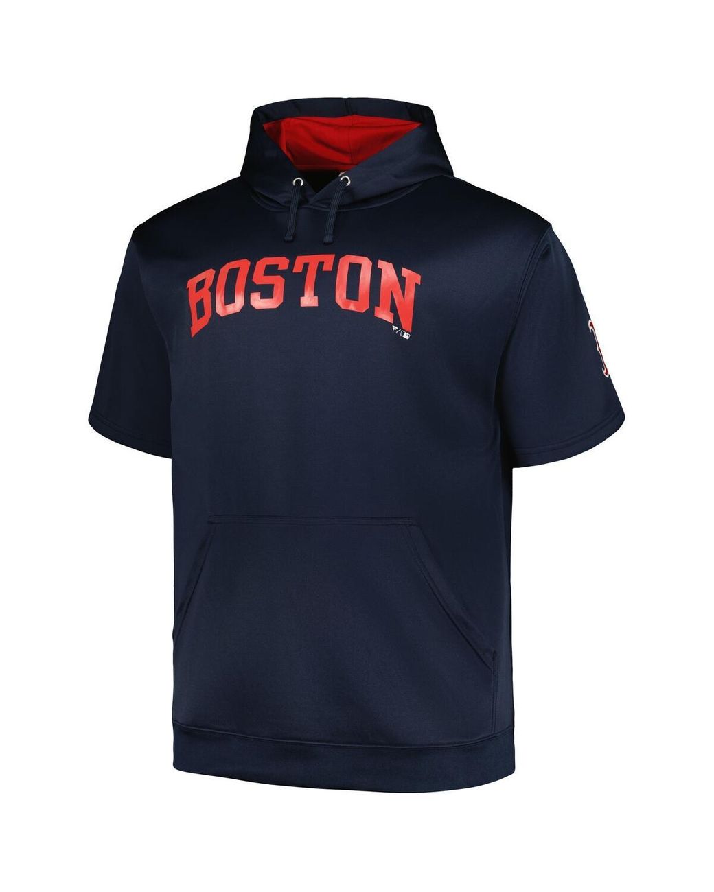 Red sox clearance short sleeve hoodie