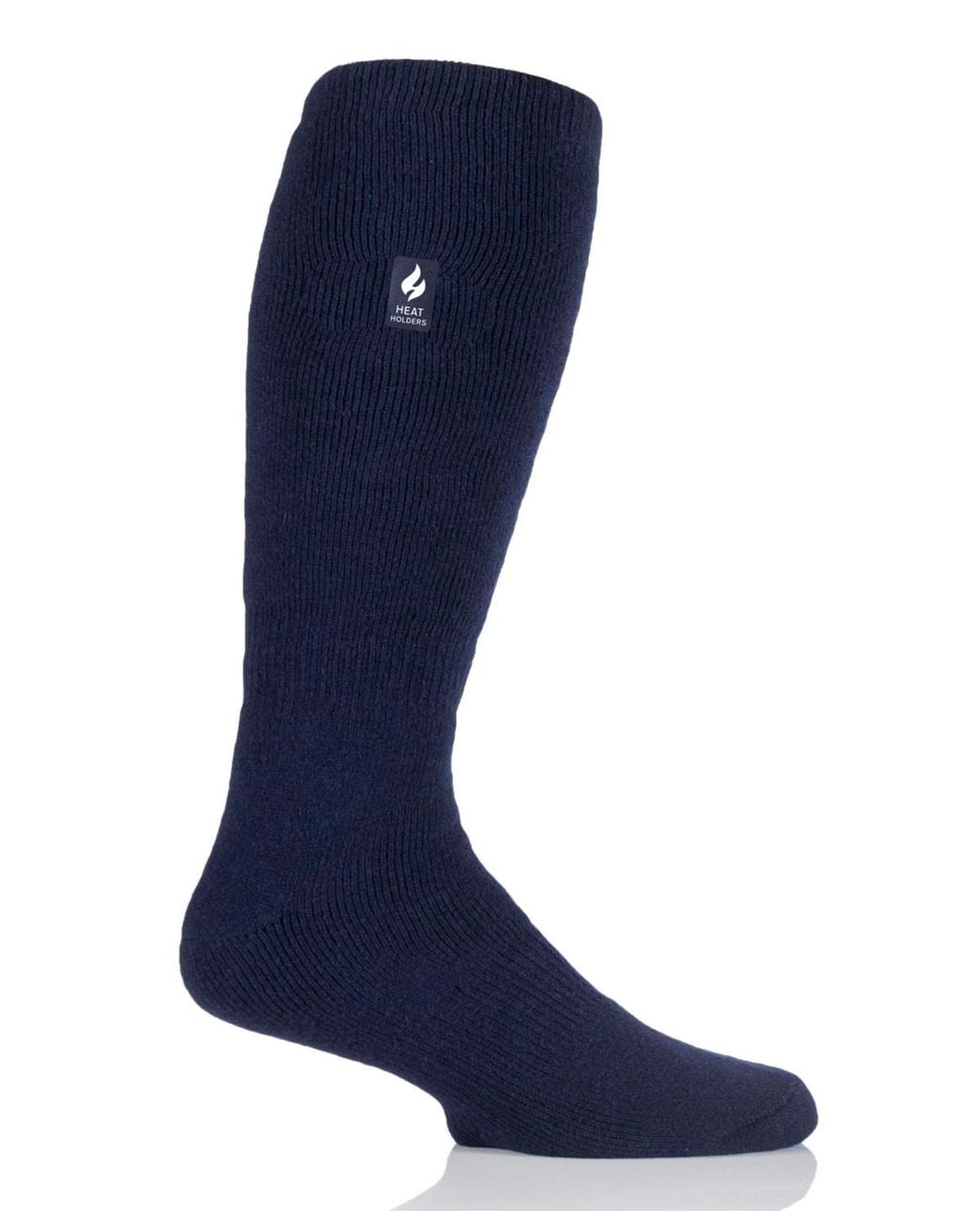 Heat Holders Blue Lite Kingfisher Solid Long Sock for men