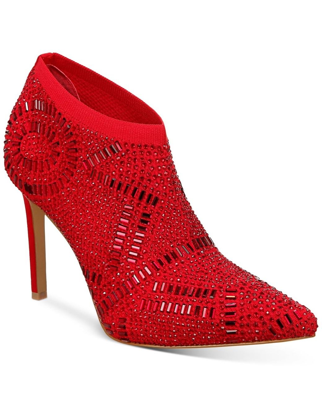 Macys womens hotsell red booties