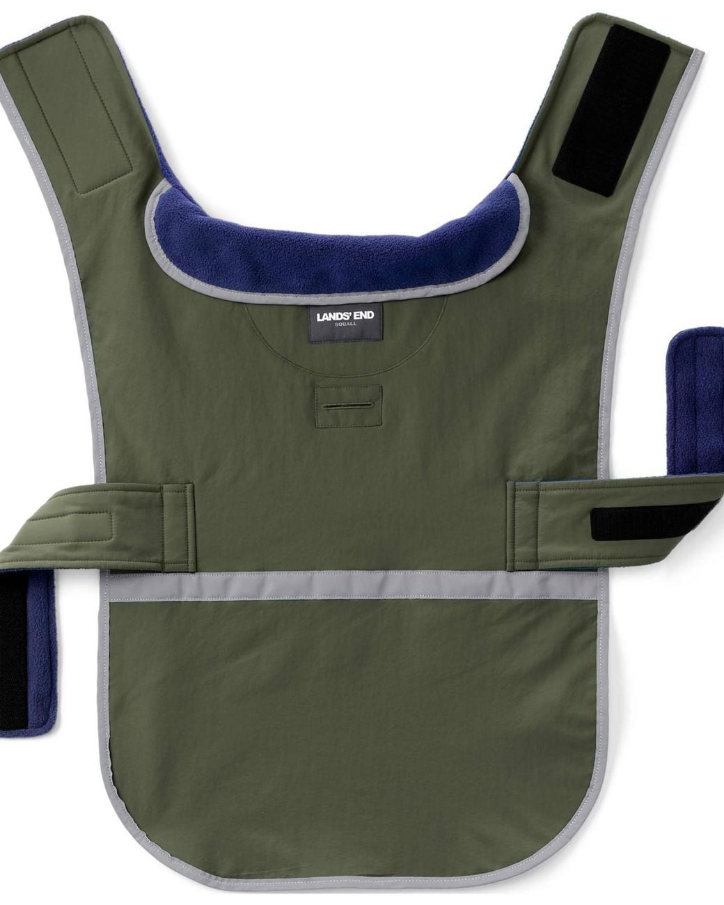 Lands' End Green Dog Solid Squall Jacket