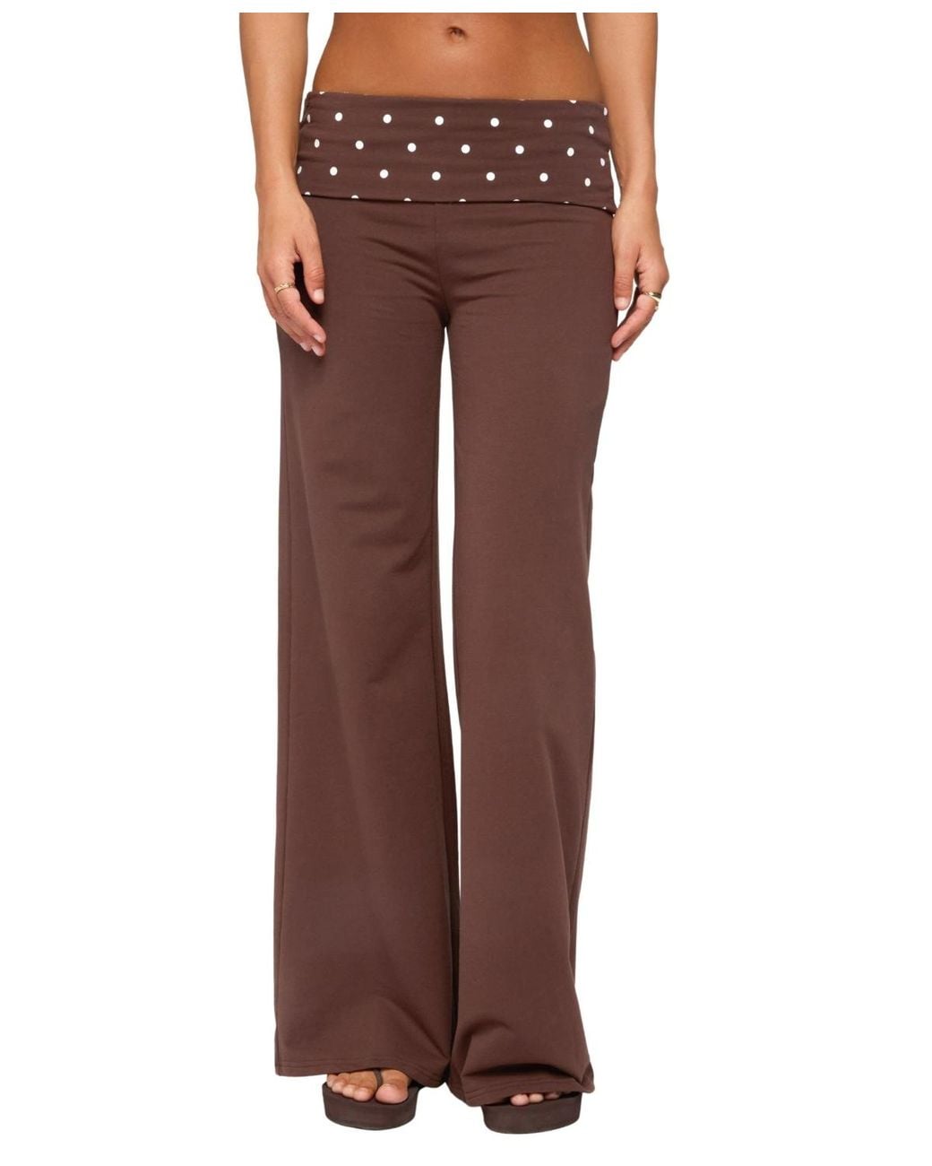 Edikted Brown Reeva Polka Dot