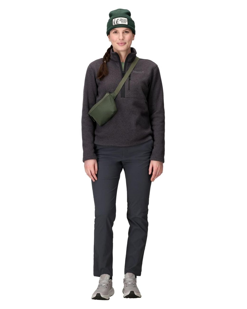 Marmot Black Drop Line 1/2 Zip Jackets