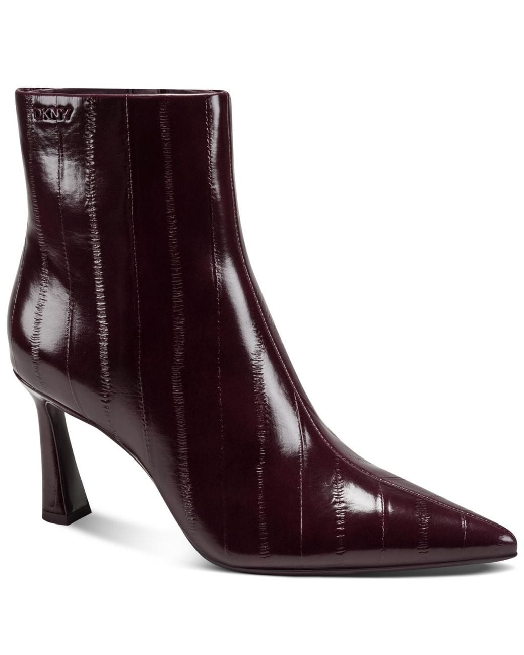 DKNY Purple Cayden Pointed Toe Booties