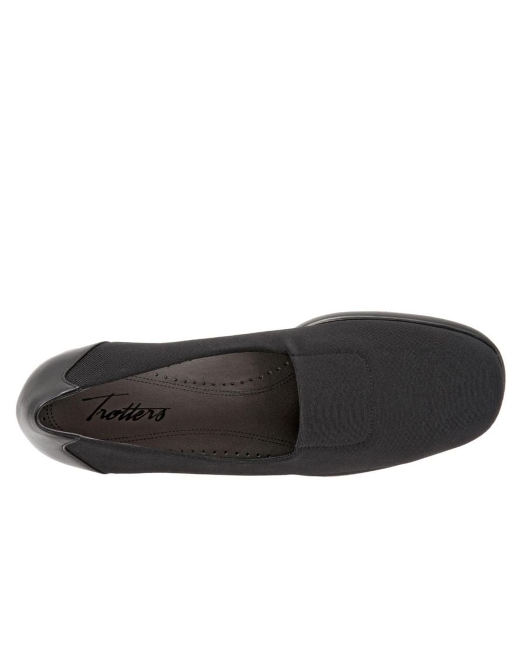 Trotters Black Jake Flat