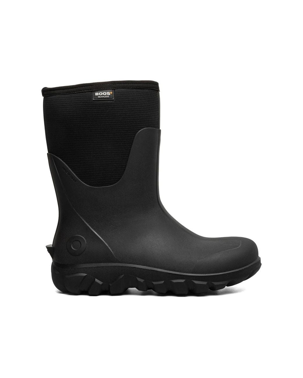 Bogs Black Classic Seamless Mid Boot for men