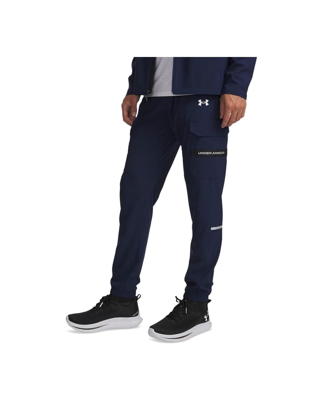 Under Armour Black Pull-on Regular-fit Pants for men