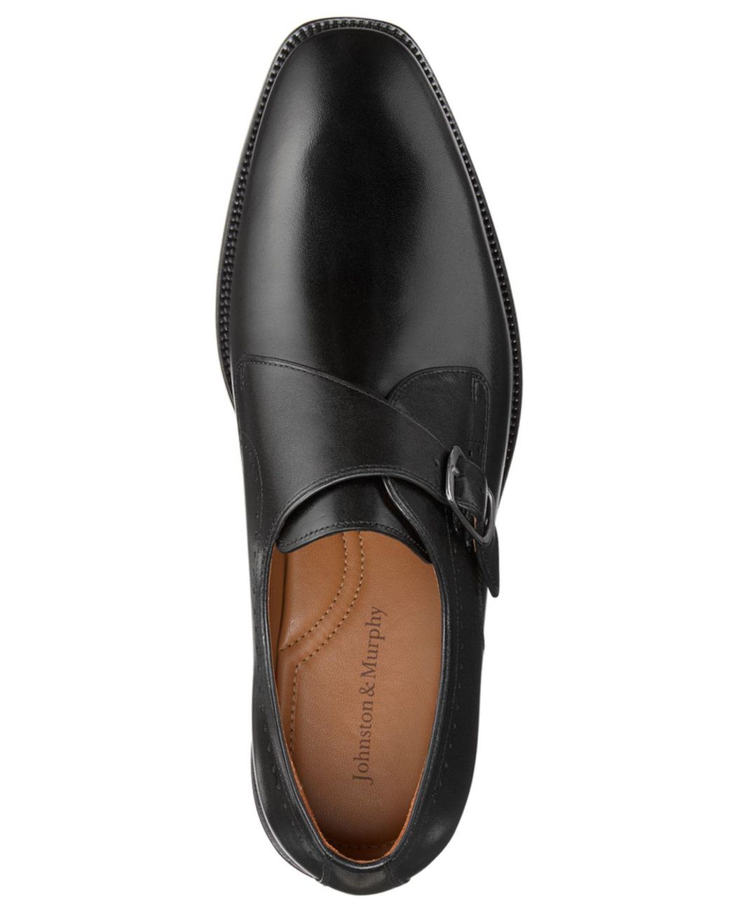johnston and murphy black loafers