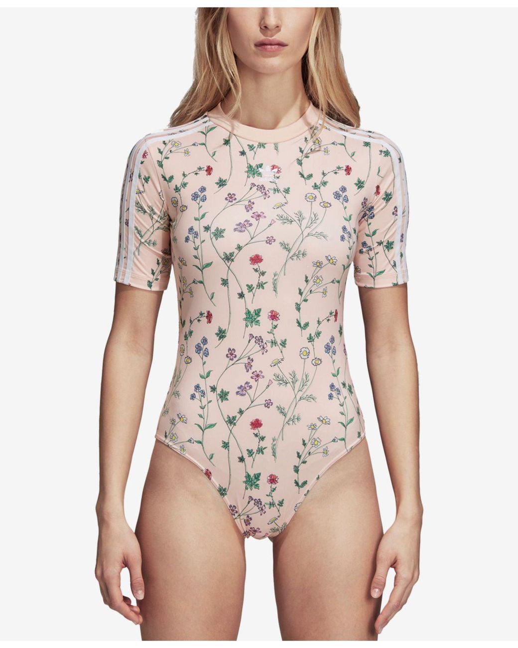 Floral cheap print bodysuit