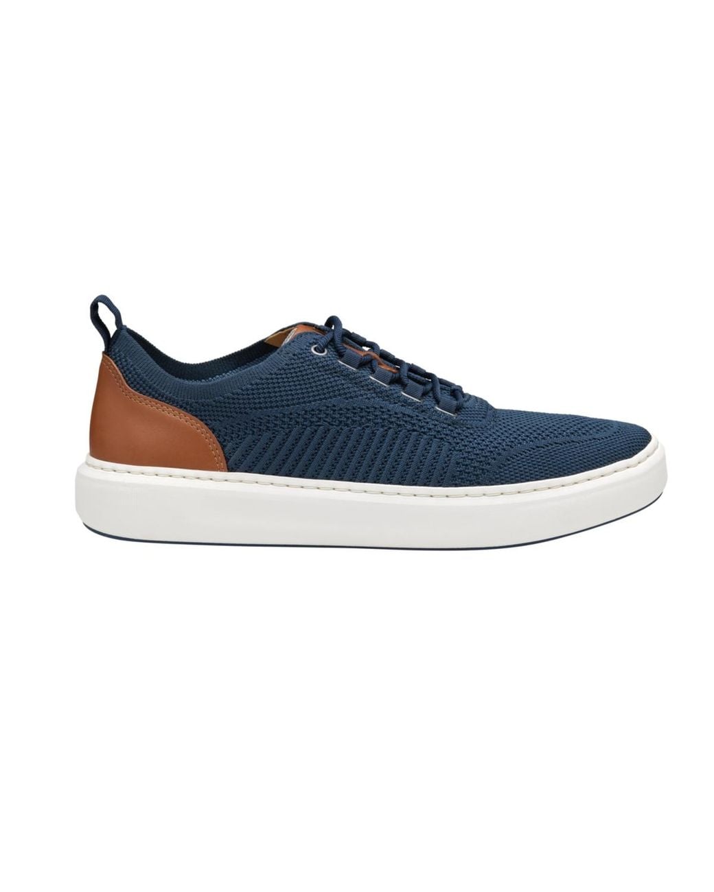 Johnston & Murphy Blue Anders Knit U-throat Sneaker for men