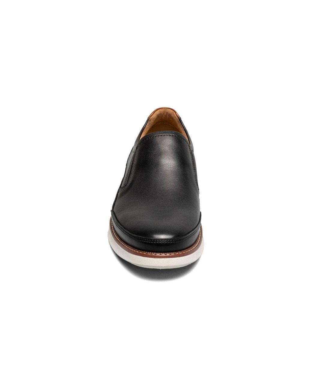 Florsheim Black Launch Moc Toe Slip On Sneaker for men