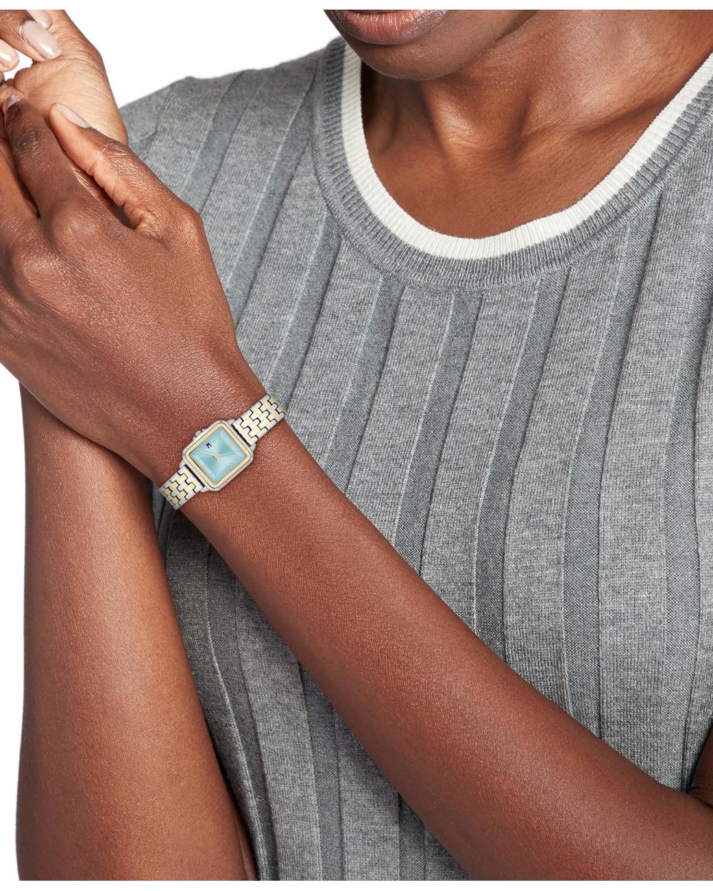 Tommy Hilfiger Blue Quartz Stainless Steel Bracelet Watch