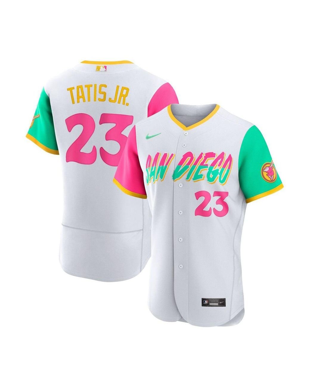 Nike Fernando Tatis Jr. White San Diego Padres 2022 City Connect