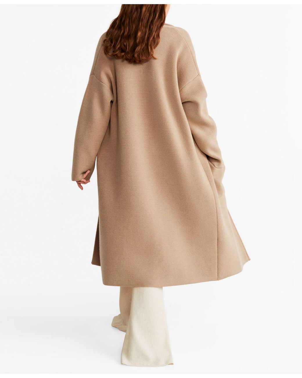 Mango unstructured wool coat cheap