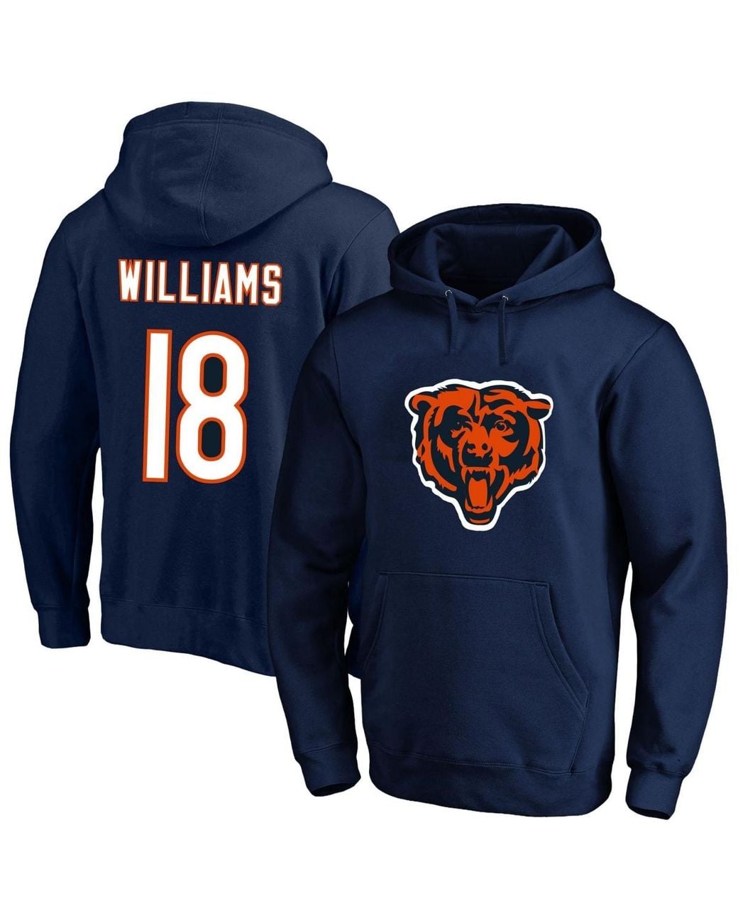 Fanatics Caleb Williams Chicago Bears Big Tall Name & Number Fleece ...