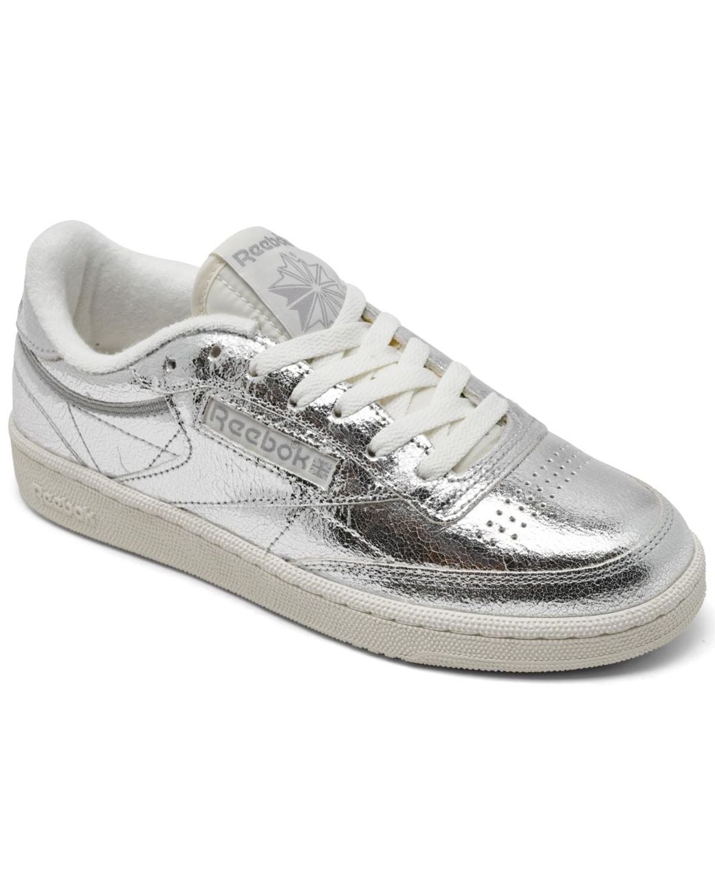 Chalk Line Color:red Reebok Club C 85 Vintage Casual Sneakers From Finish Line in White | Lyst