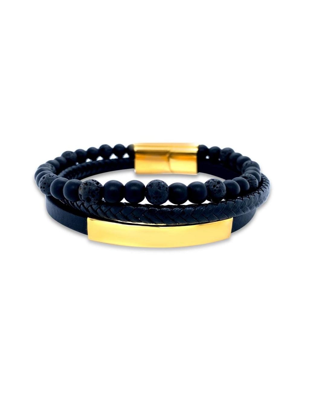 Anna Zuckerman Blue Sylvanus Bracelet Stack for men