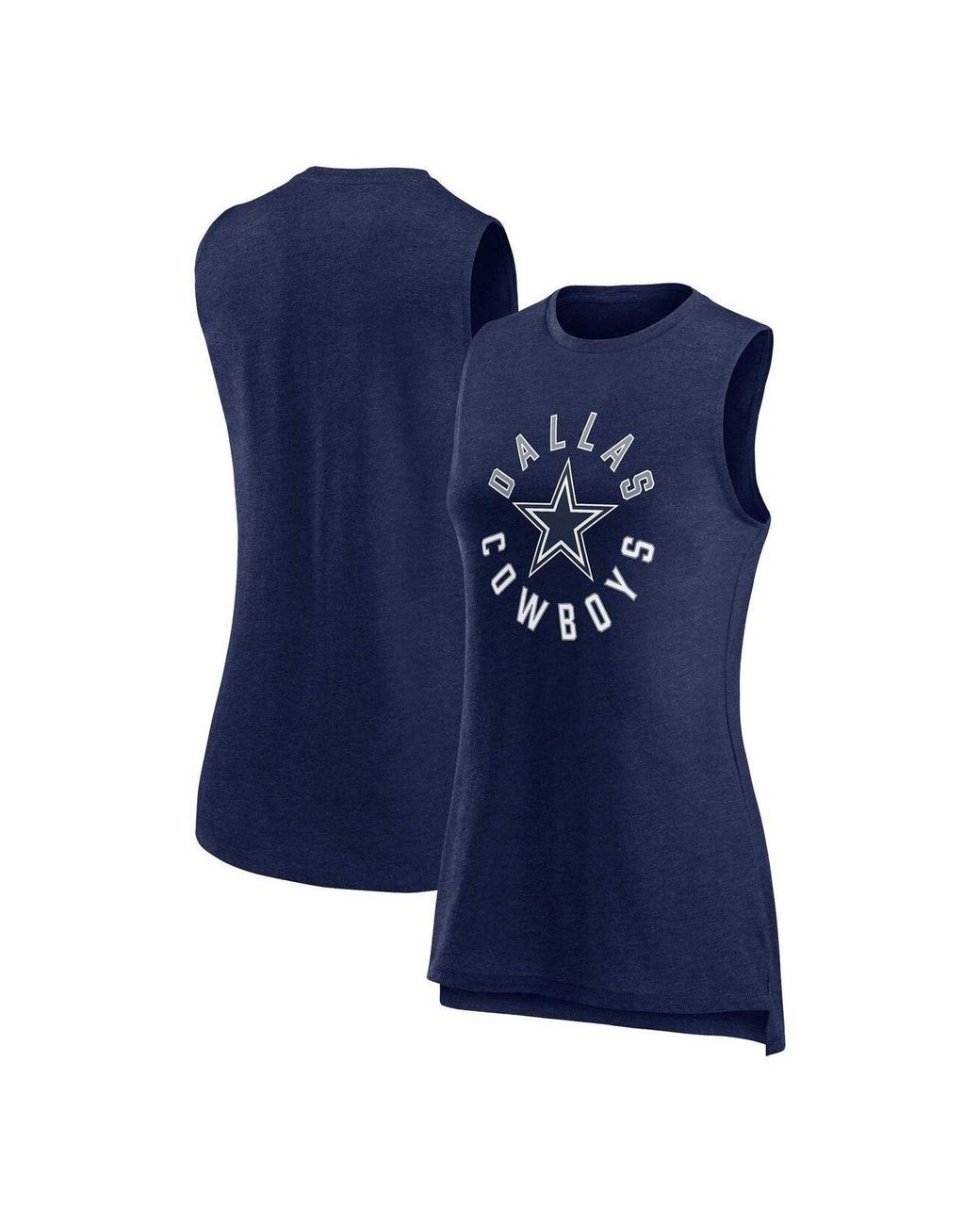 Women's Fanatics Branded Navy Dallas Cowboys True Contender Tank Top