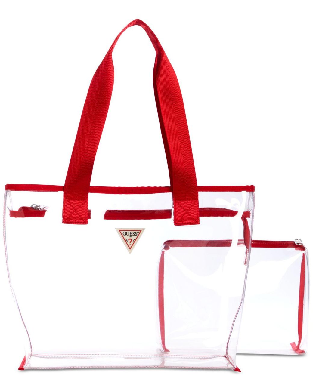 GUESS RED SHOULDER BAG/ TOTE - NEW
