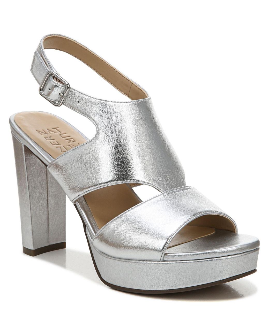 Naturalizer discount silver sandals