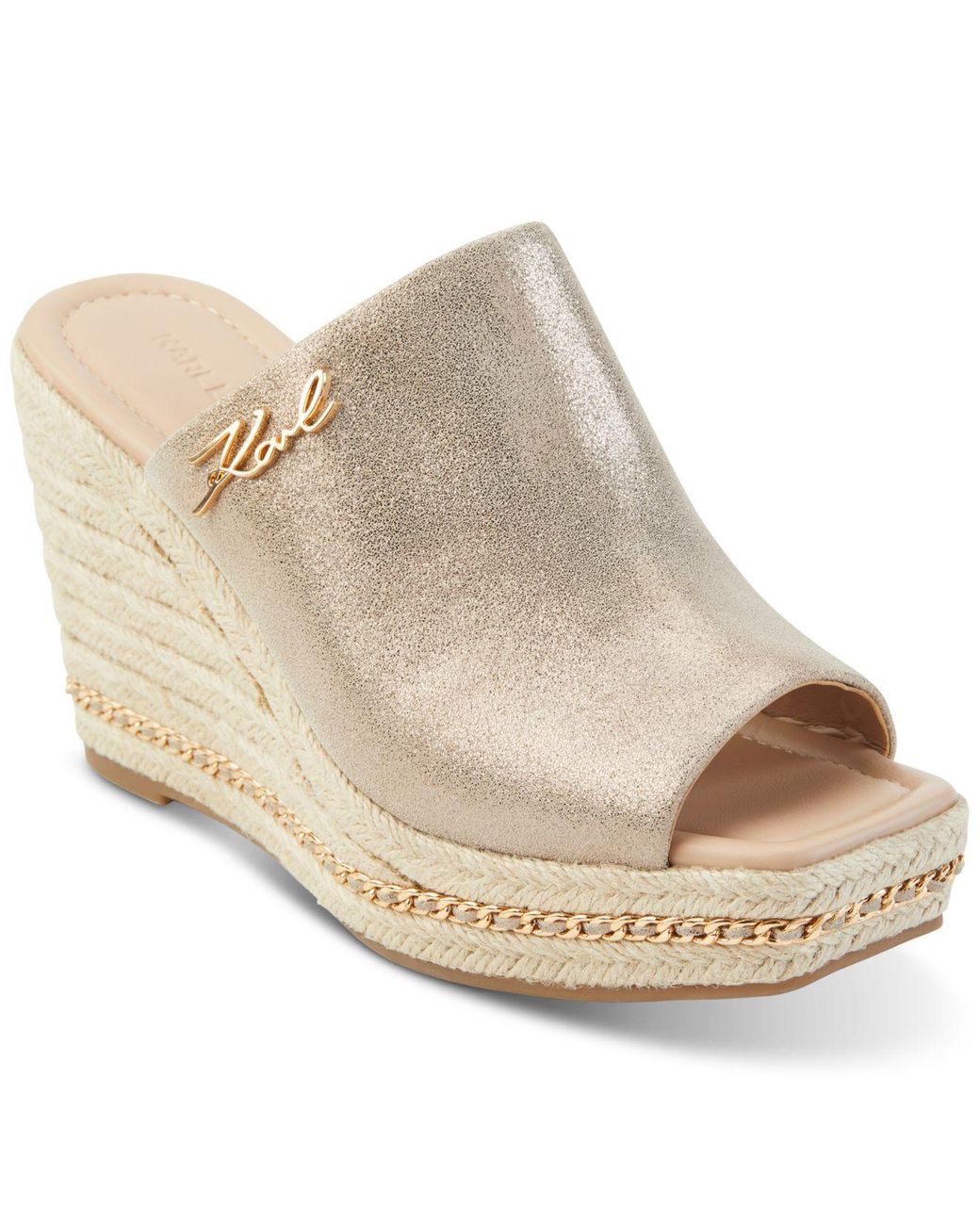 Karl Lagerfeld Corissa Wedge Sandals Lyst