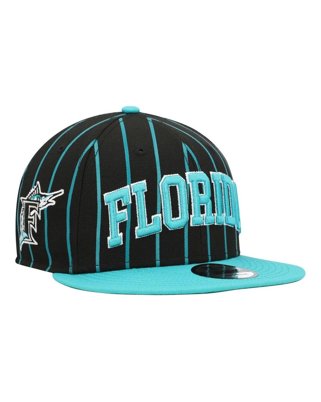 New Era Florida Marlins Black Edition 9Fifty Snapback Hat