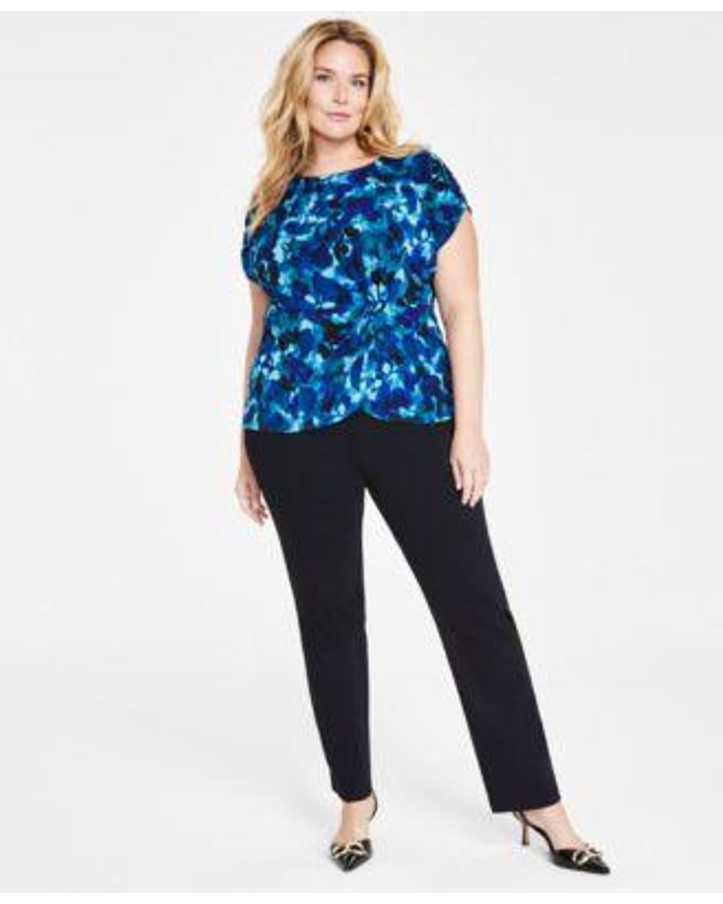 Macys inc on sale plus tops