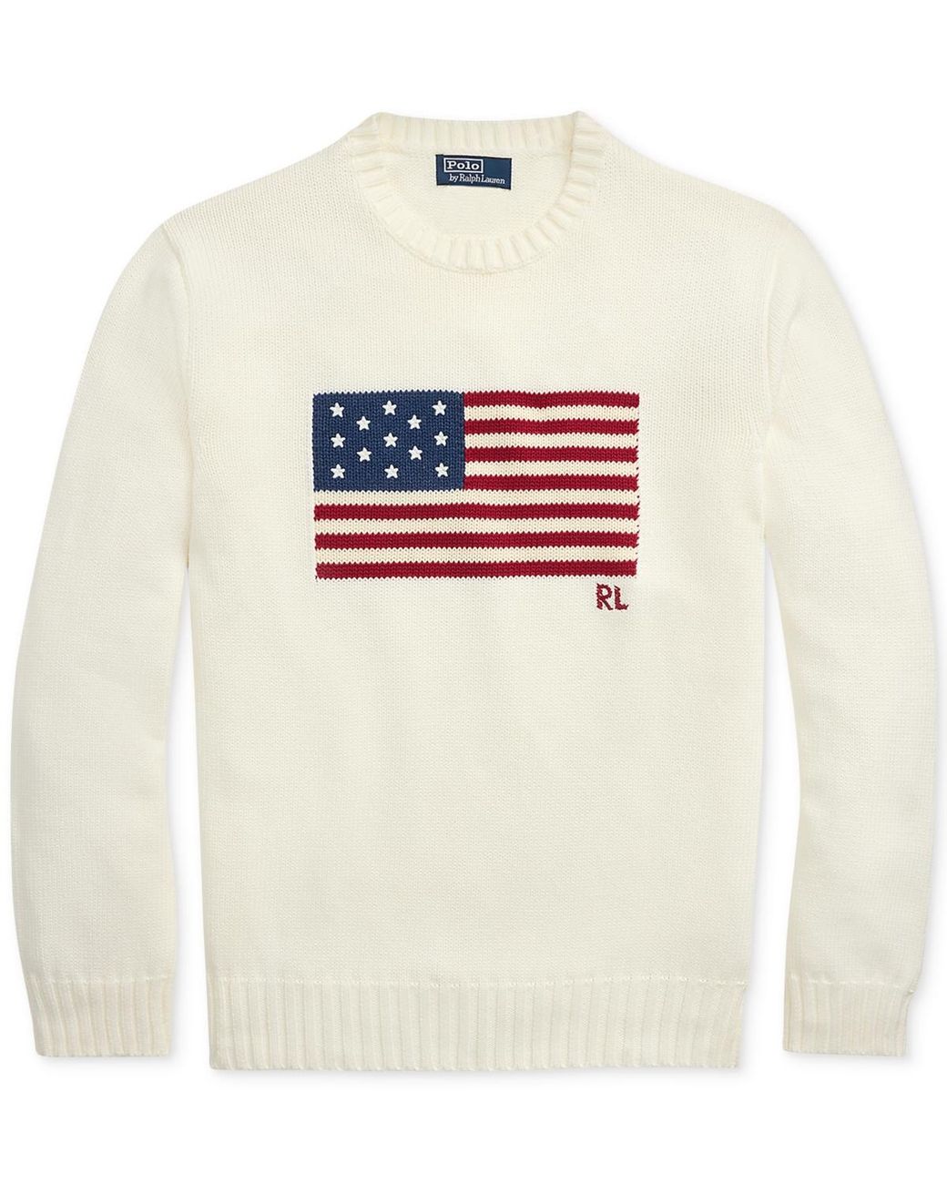 Polo Ralph Lauren The Iconic Flag Sweater in Blue | Lyst