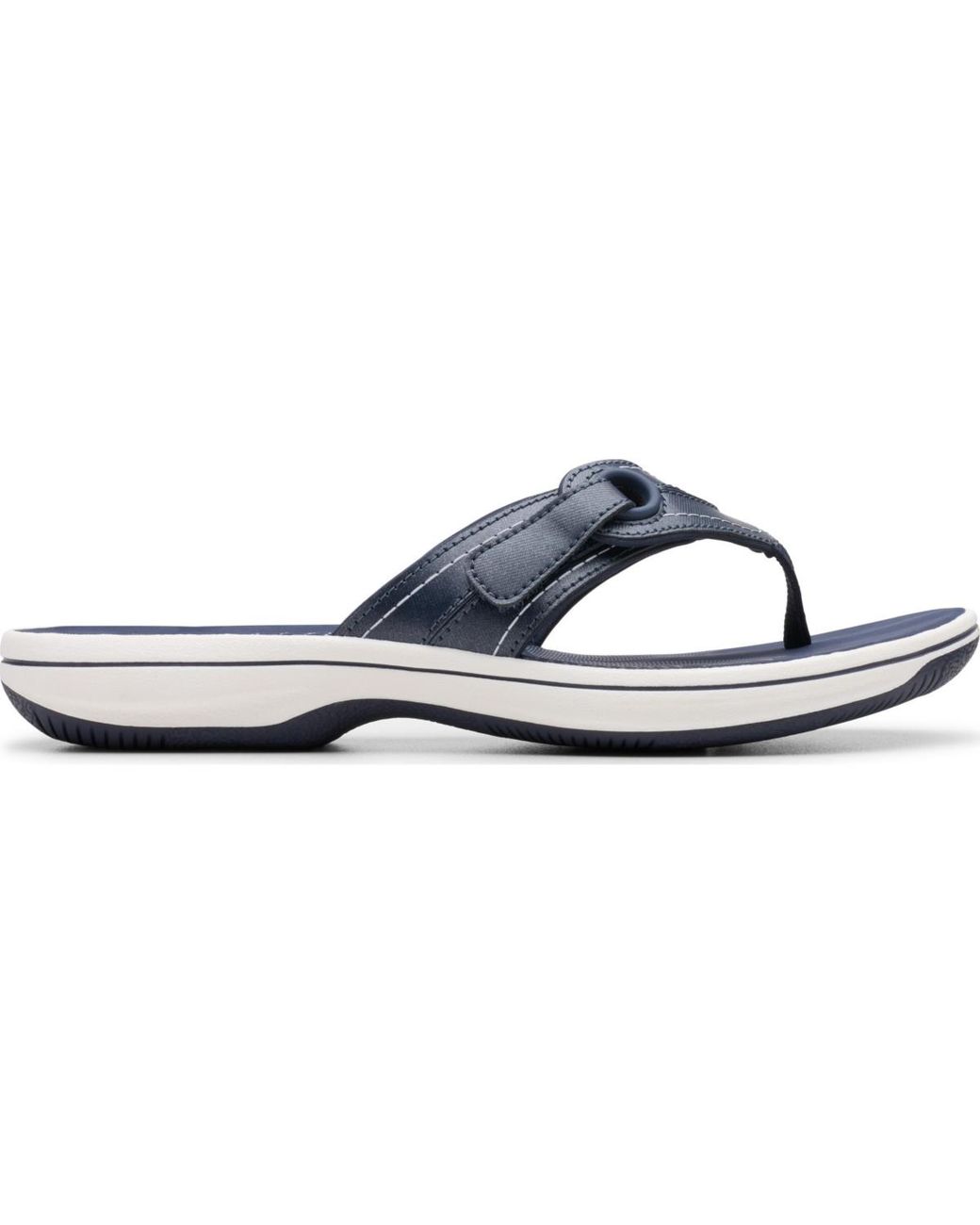 Clarks Blue Cloudsteppers Breeze Reyna Sandals