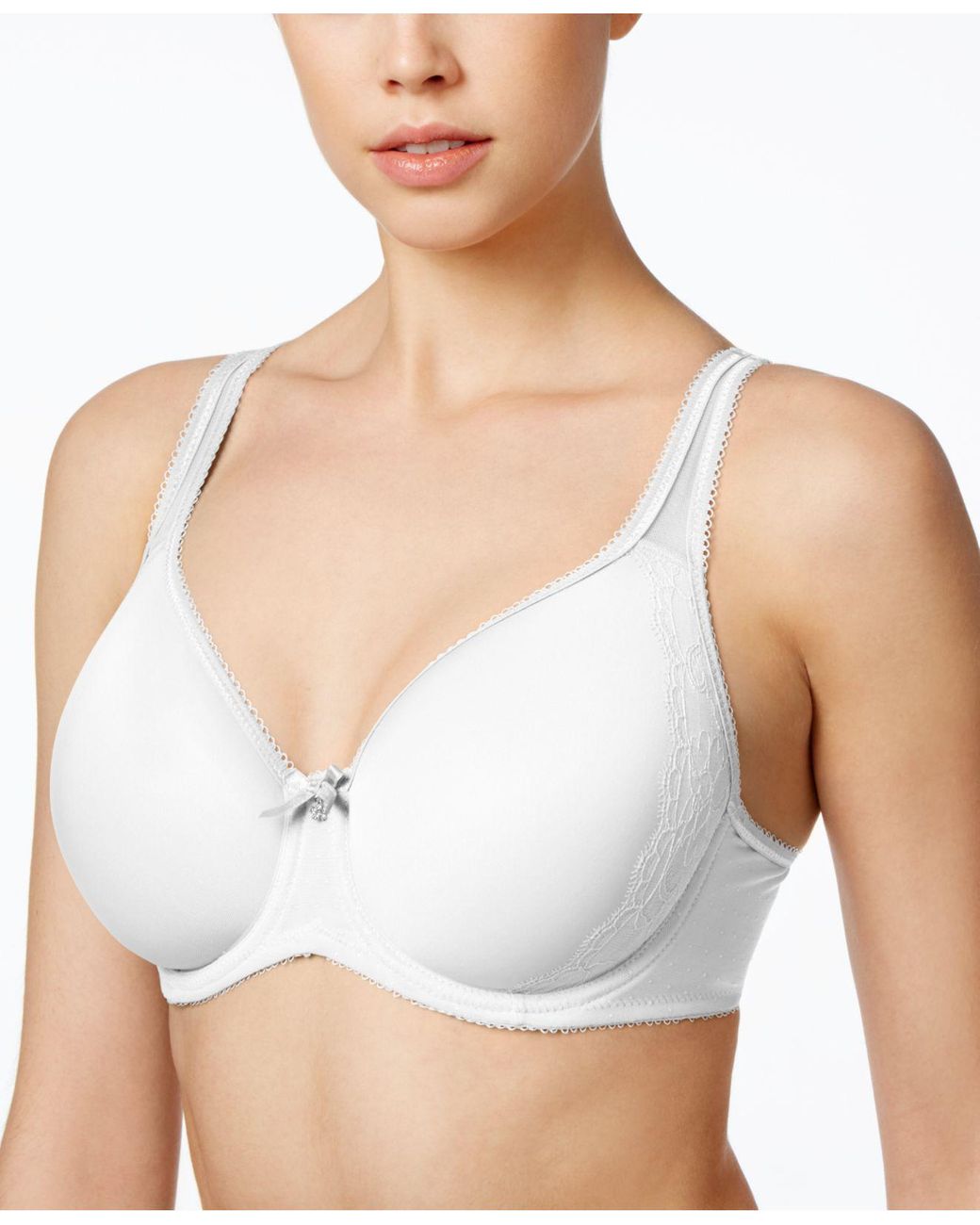 Wacoal Retro Chic Contour Bra 853186 in White | Lyst