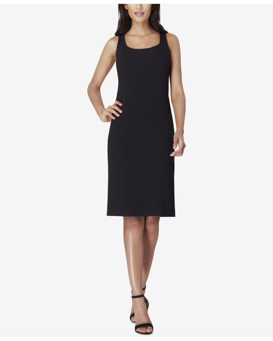 Tahari Imitation-pearl-trim Dress Suit 