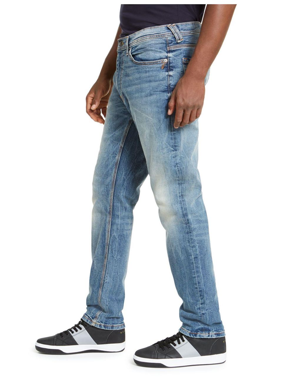 sean john athletic tapered stretch jeans