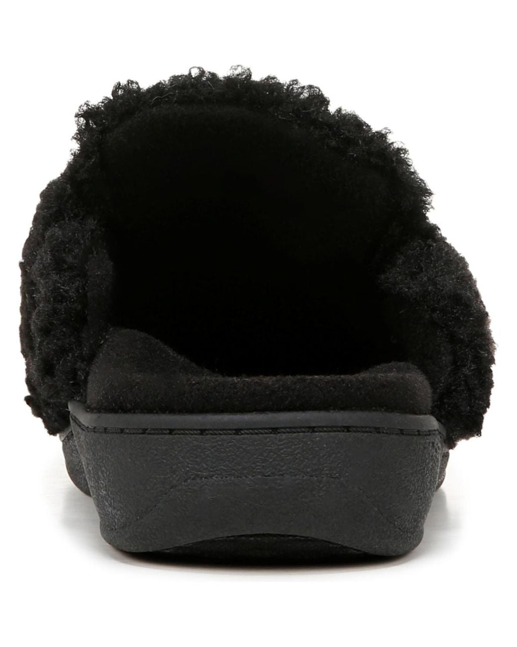 Vionic Black Gemma Ii Mule Slippers