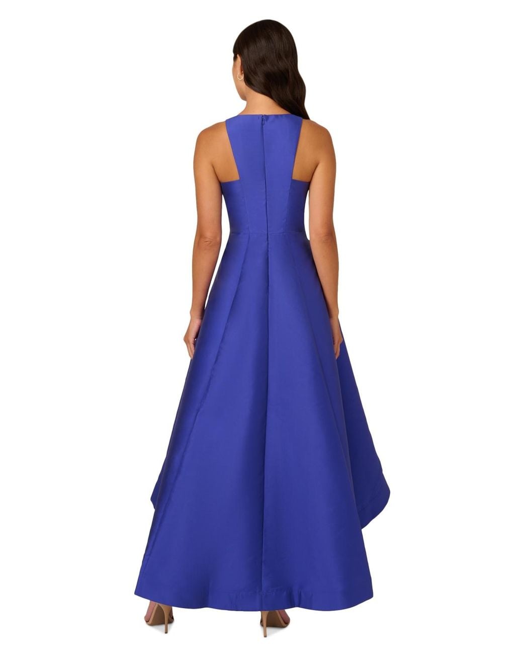 club monaco blue floral dress Cute A Line Sweetheart Light Blue Ruffle Tiered Long Prom Dress with S –  Anniebride main image 1
