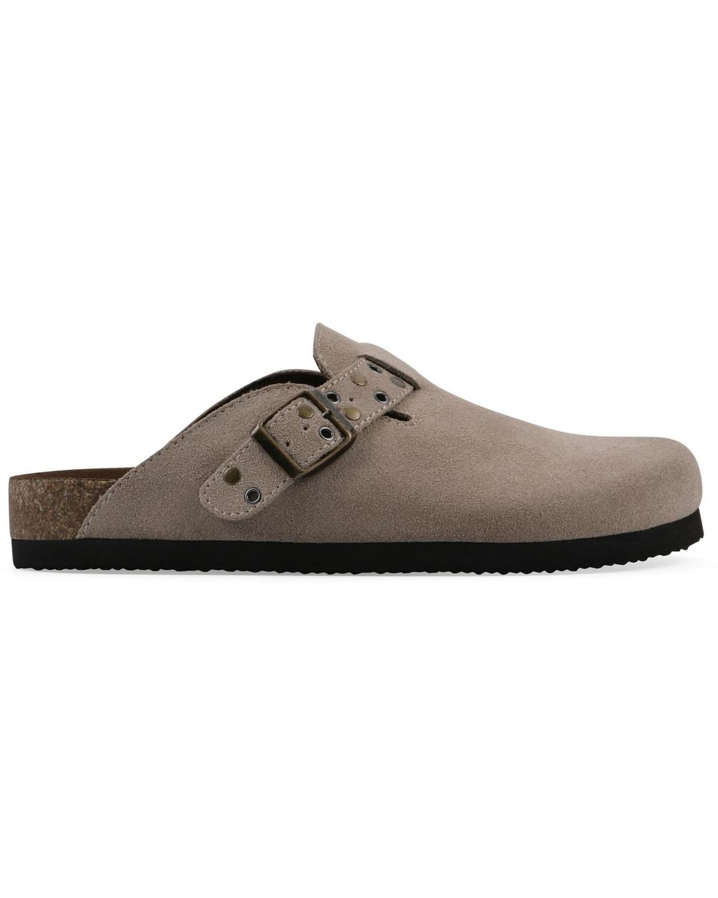 White Mountain Brown Benben Footbeds Clogs