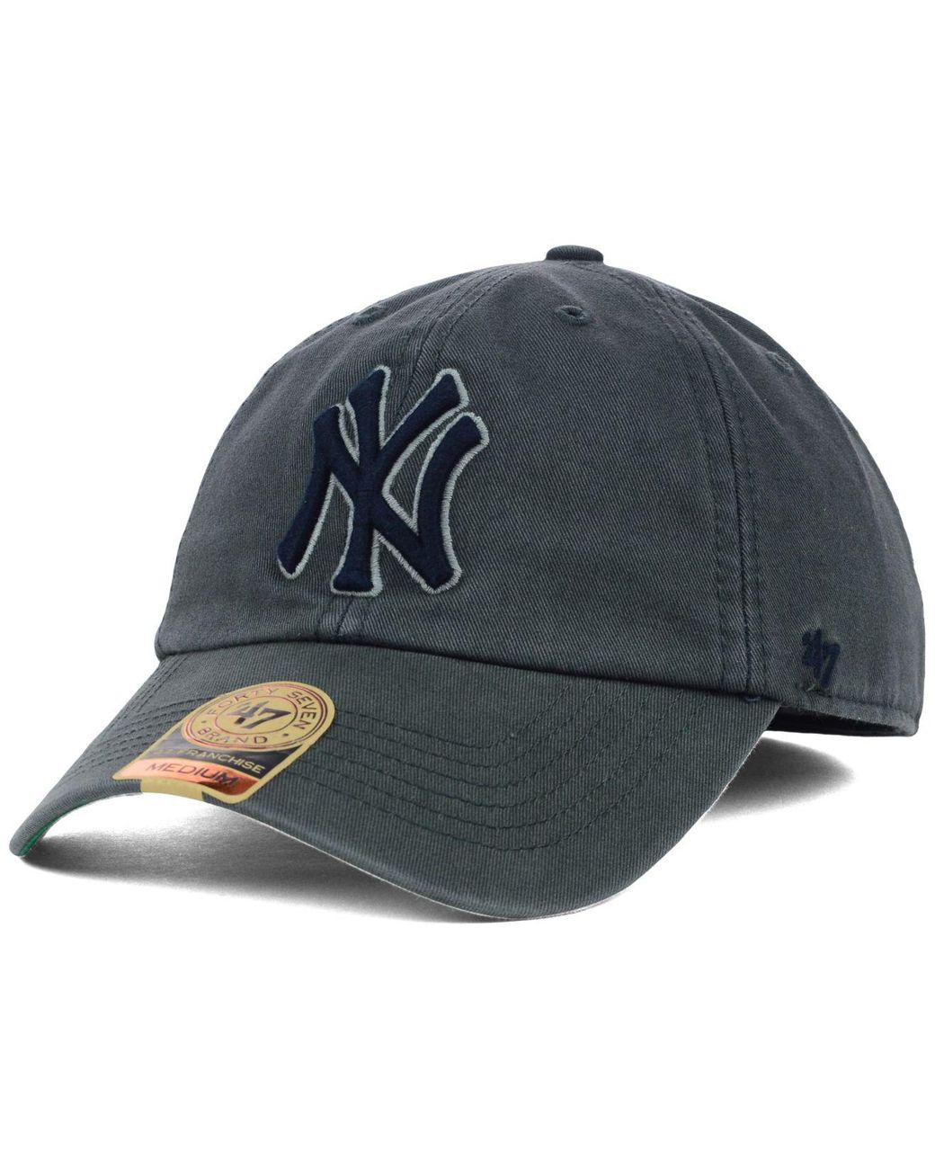 47 Brand New York Yankees Mlb Hot Corner Franchise Cap in Black for Men  Lyst