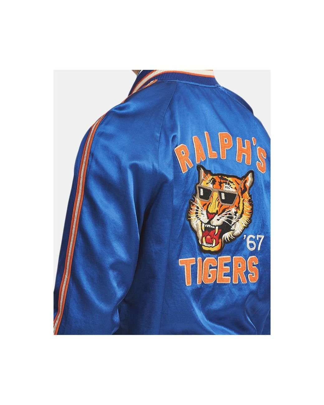 Polo Ralph Lauren Letterman Bomber Jacket in Blue for Men | Lyst