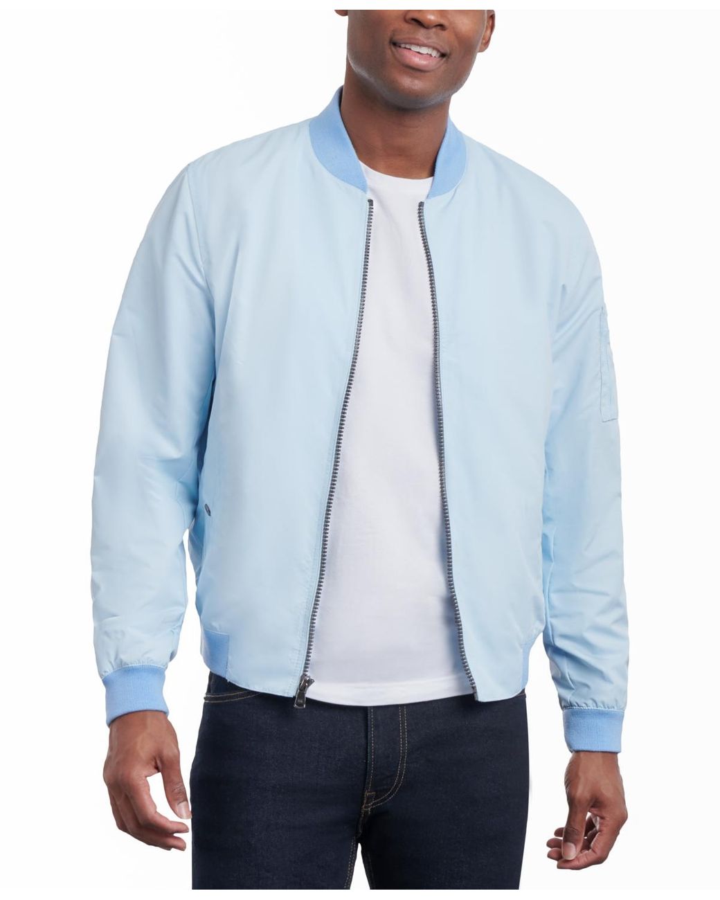 Michael Kors Bomber Jacket, Created For Macy's in Blue for Men | Lyst