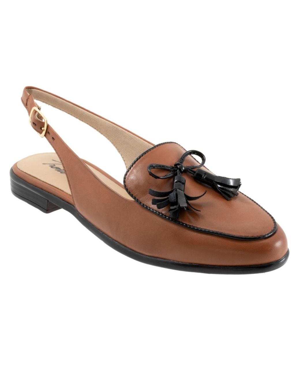 Trotters Brown Lillie Flat