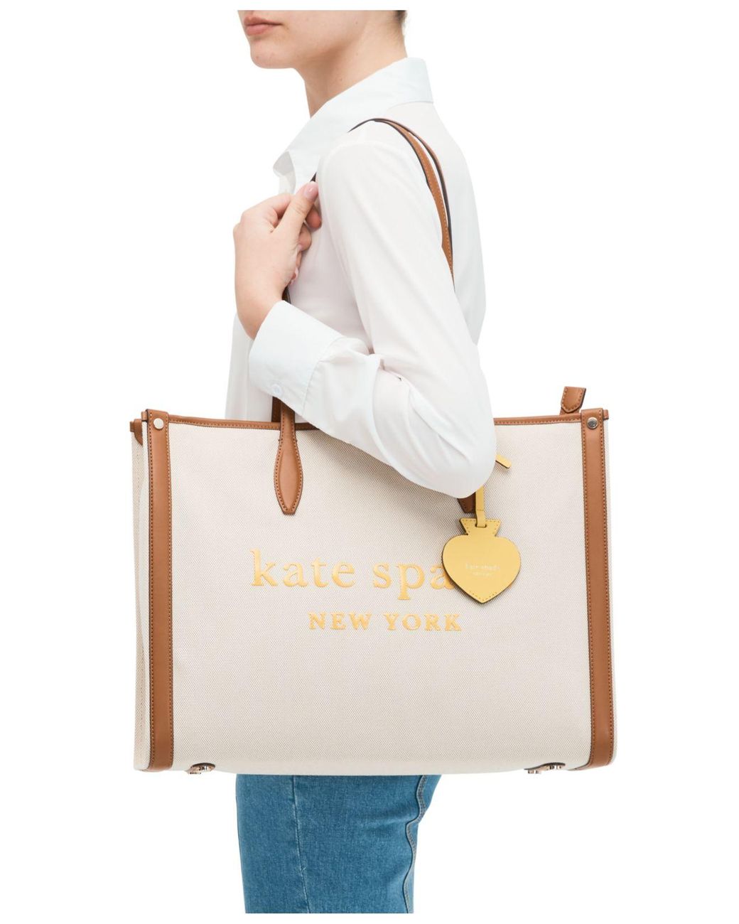 all day spade flower coated canvas large tote - Kate Spade | Lifestyle  Indonesia