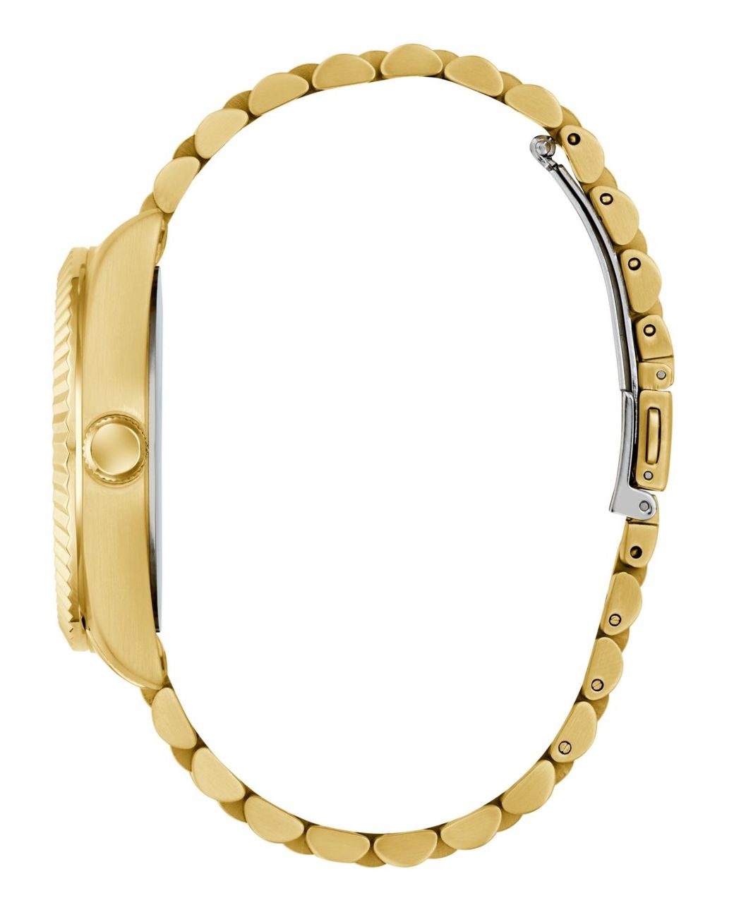 Guess Metallic Tone Multi-function Date Watch for men